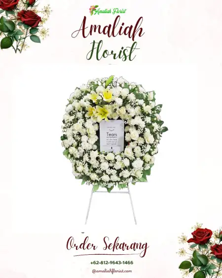 Krans Bunga Duka Montong Gading